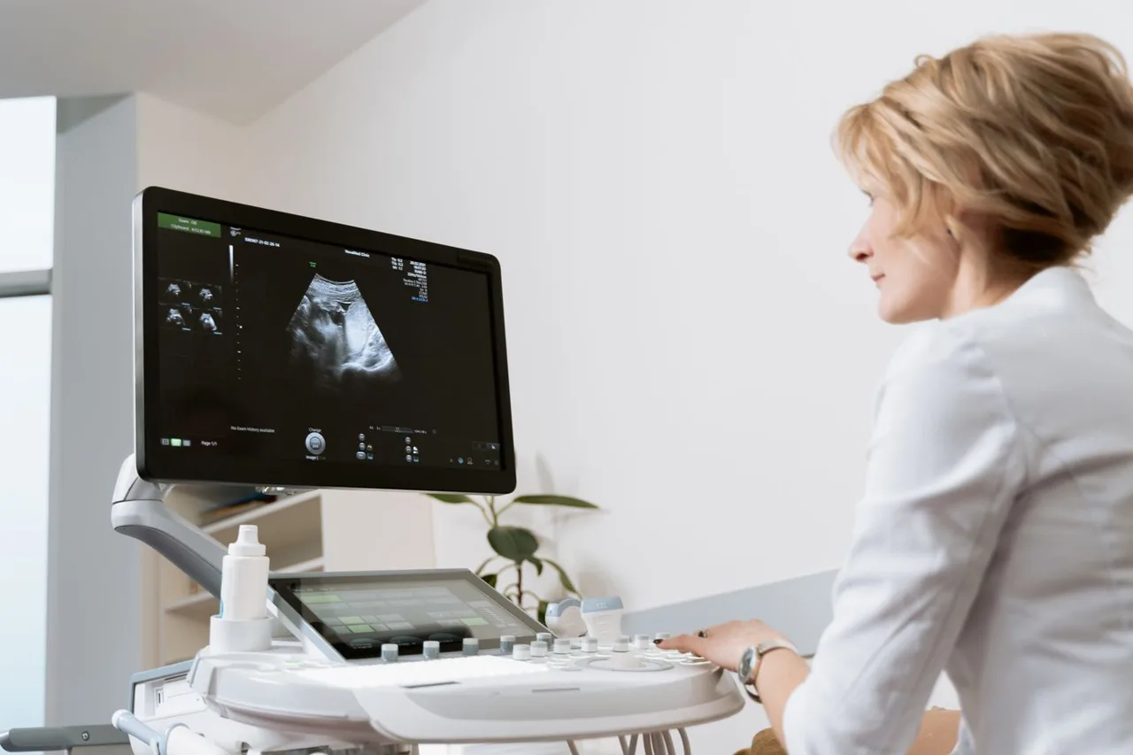 Clinician at a medical workstation